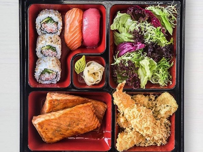 Salmon Teriyaki Bento