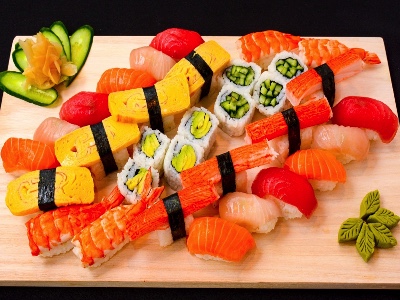 Nigiri and Maki Tray