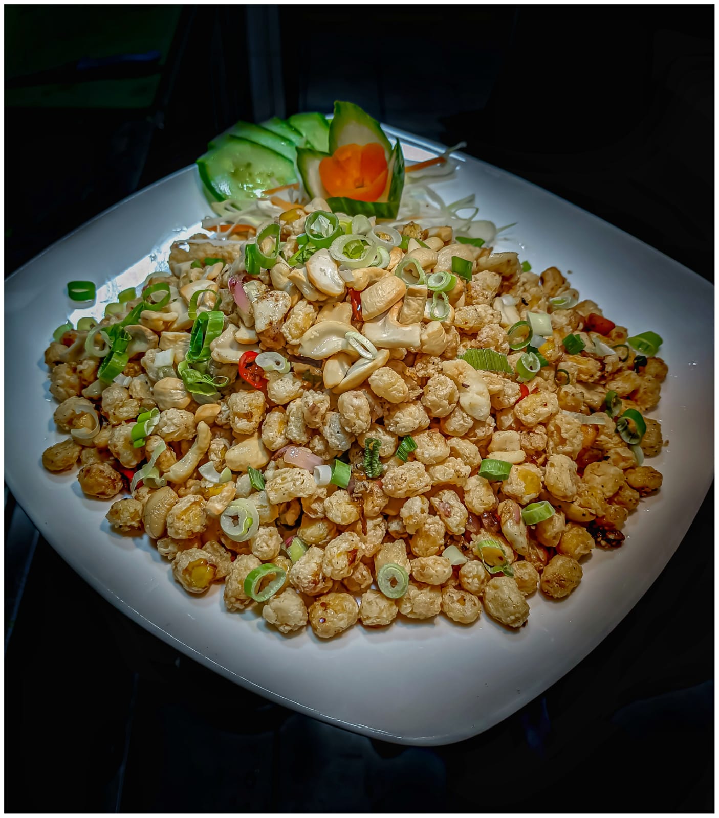 Corn cashew nuts